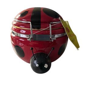 Boston Warehouse Ladybug Lane 4” Hinged Jar